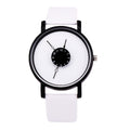 Trendy Couple's Leather Quartz Watches (His & Hers)