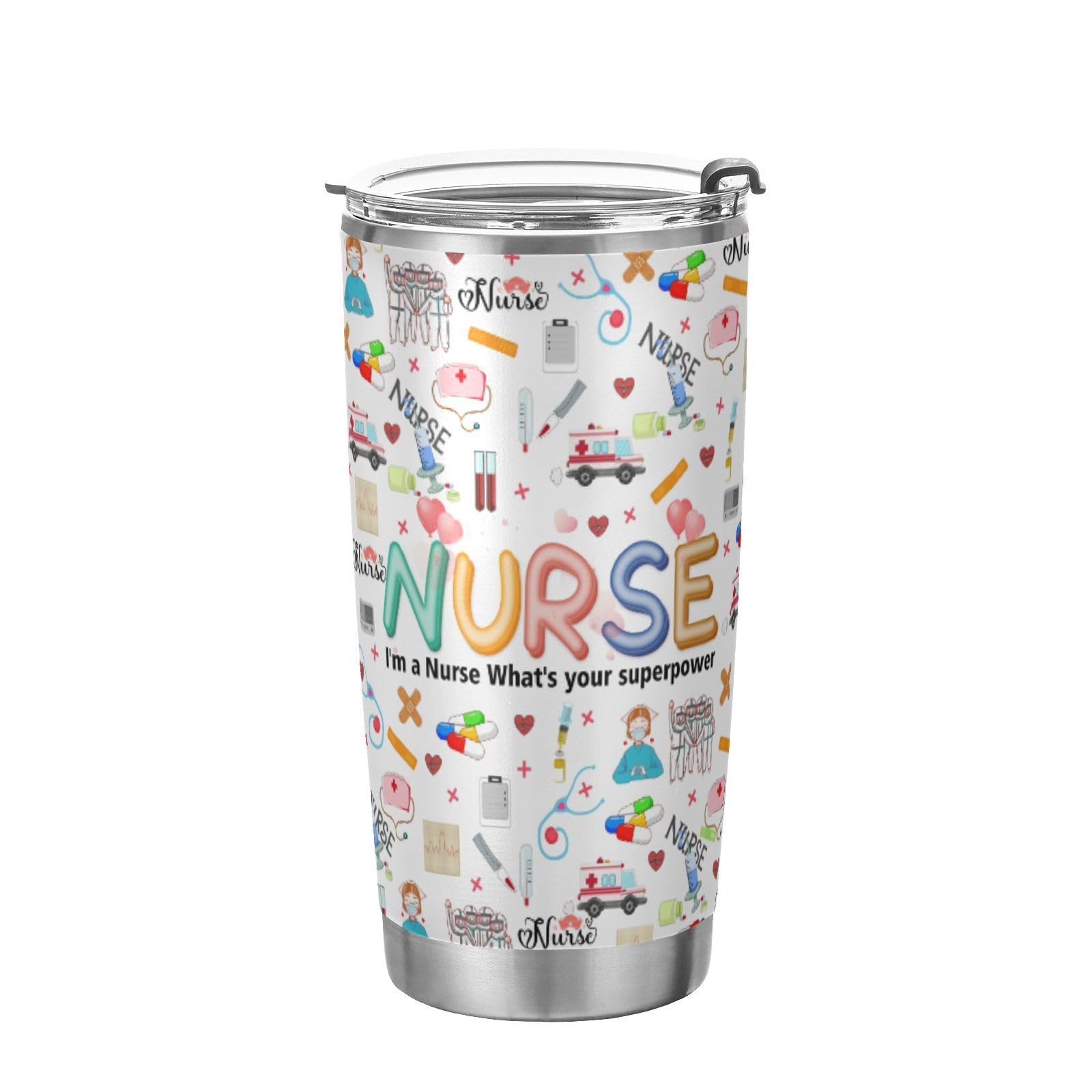 JUDIAN Gifts for Nurse Gifts for Nurse Week Gifts for 20oz Nurse Tumblers Coffee Travel Mug Gifts for Women