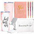 Boss Gifts for Women Christmas Gifts for Boss Female Best Boss Lady Gifts for Women Boss Day Gifts Funny Thank You Gifts Appreciation Gifts Birthday Farewell Gifts for Bosses Leader Manager (Pink)