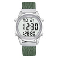 Mens Accurate Pedometer Watch for Walking Simple Step Counter Watches Steps Large Digital Display Waterproof Calories Mileage Counting Yesterdays Steps Check TIMEURE-2306(Green)