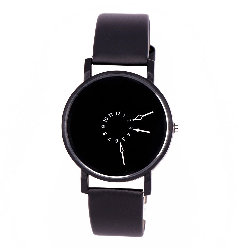 Trendy Couple's Leather Quartz Watches (His & Hers)