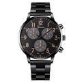 3PCS Men's Fashion Business Watches with Necklace Set