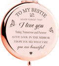KGKAIMIZL Bestie Gifts Best Friend Birthday Gifts Bestie Makeup Mirror Compact Mirror Gifts for Sister Bestie Friendship Gifts for Women Bestie Friend Gifts Sister Graduation Birthday Gifts Idea