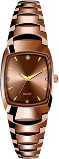 BESTKANG Watches for Women Ladies Stainless Dress Luxury Business Classic Fashion Analog Quartz Waterproof Watch (Gold)