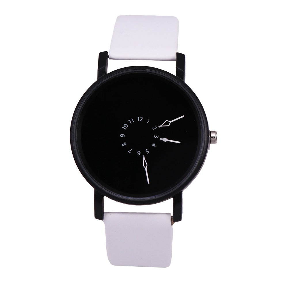 Trendy Couple's Leather Quartz Watches (His & Hers)