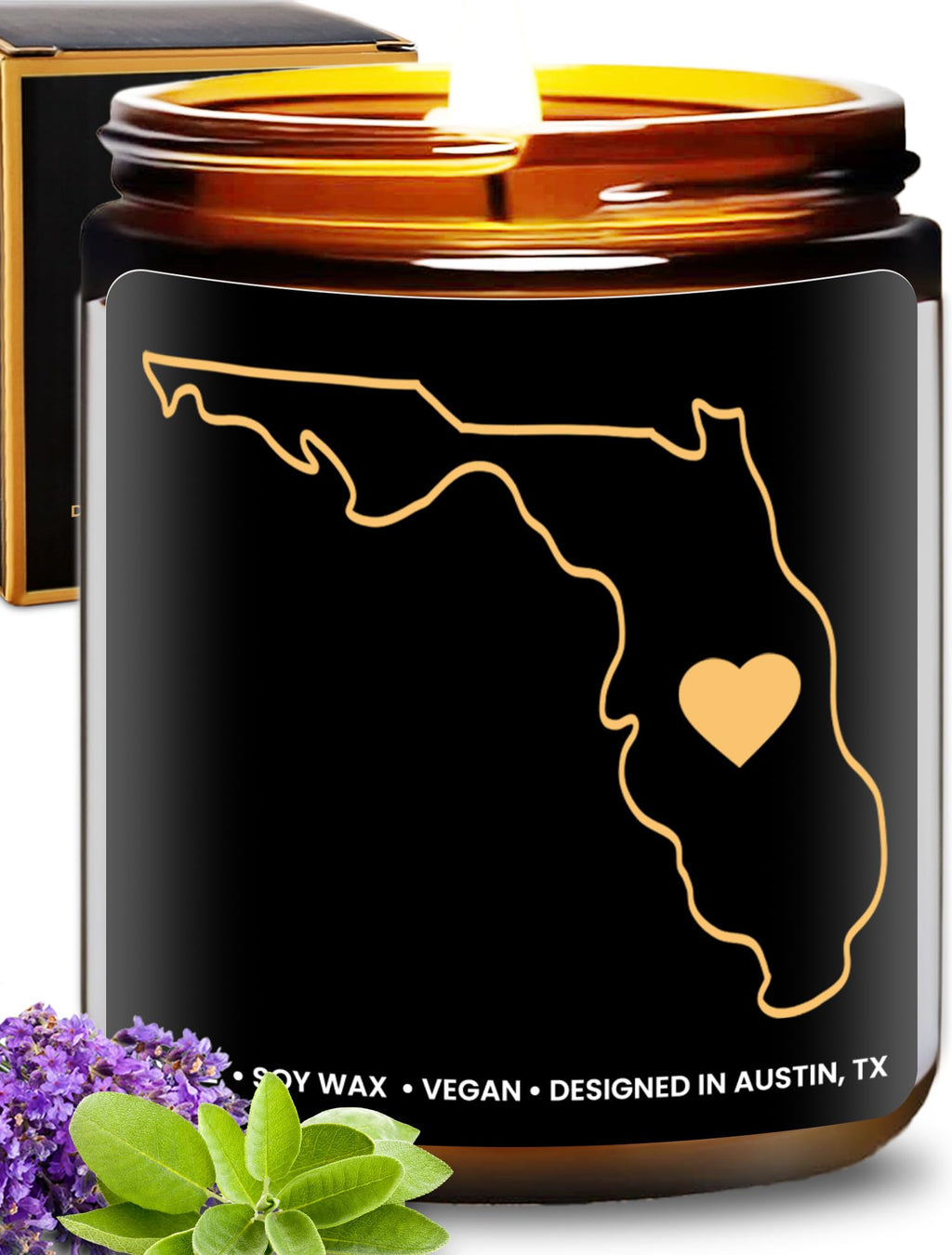 Florida Candle Gifts for Women Florida Gifts for Men Florida Souvenir Gifts State Florida Themed Gifts Moving Away & Home Sick Gifts Birthday Christmas Graduation Gift-Ready
