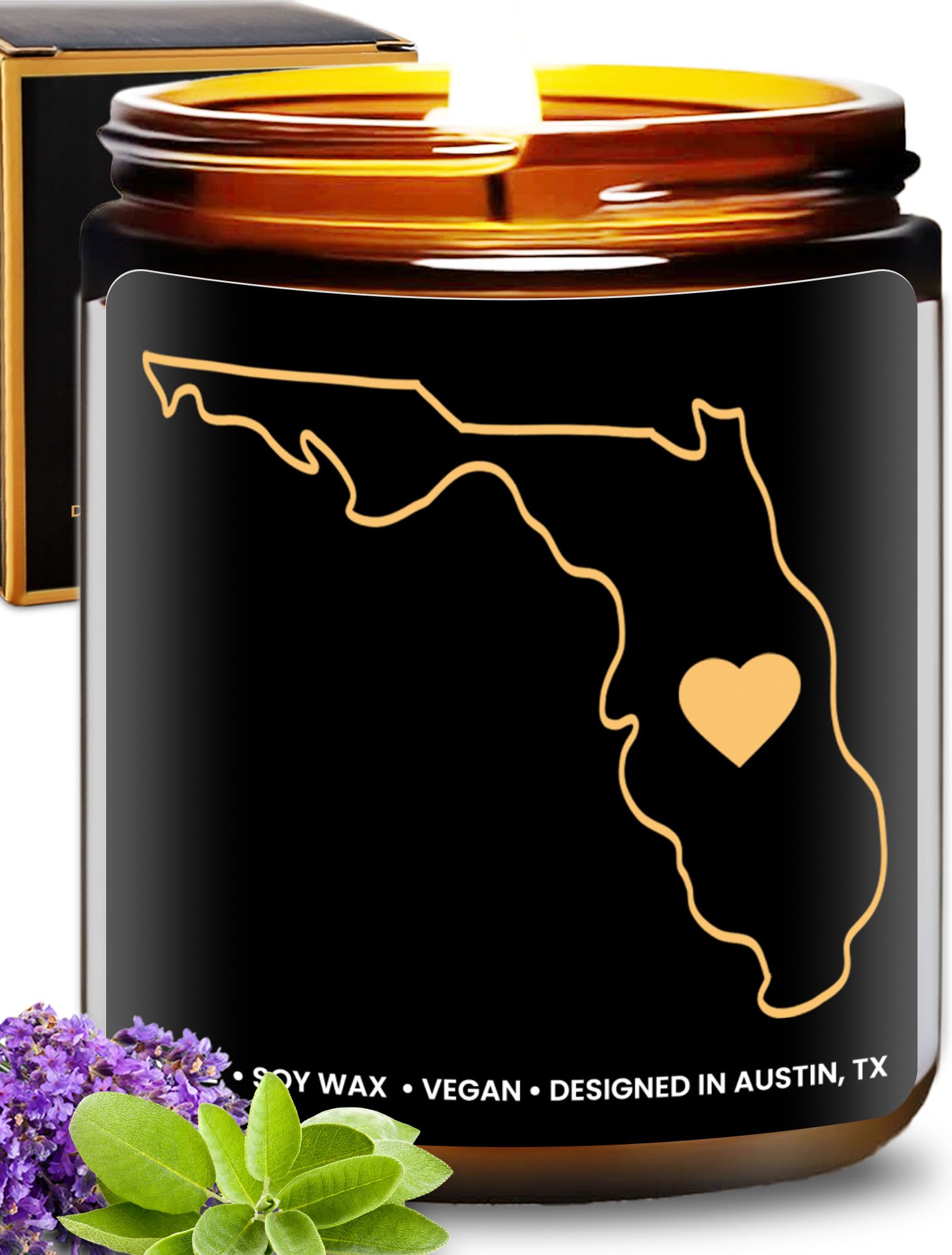 Florida Candle Gifts for Women Florida Gifts for Men Florida Souvenir Gifts State Florida Themed Gifts Moving Away & Home Sick Gifts Birthday Christmas Graduation Gift-Ready