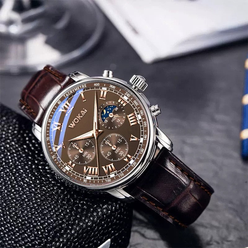 Men's Quartz Sports Casual Watches and Belts