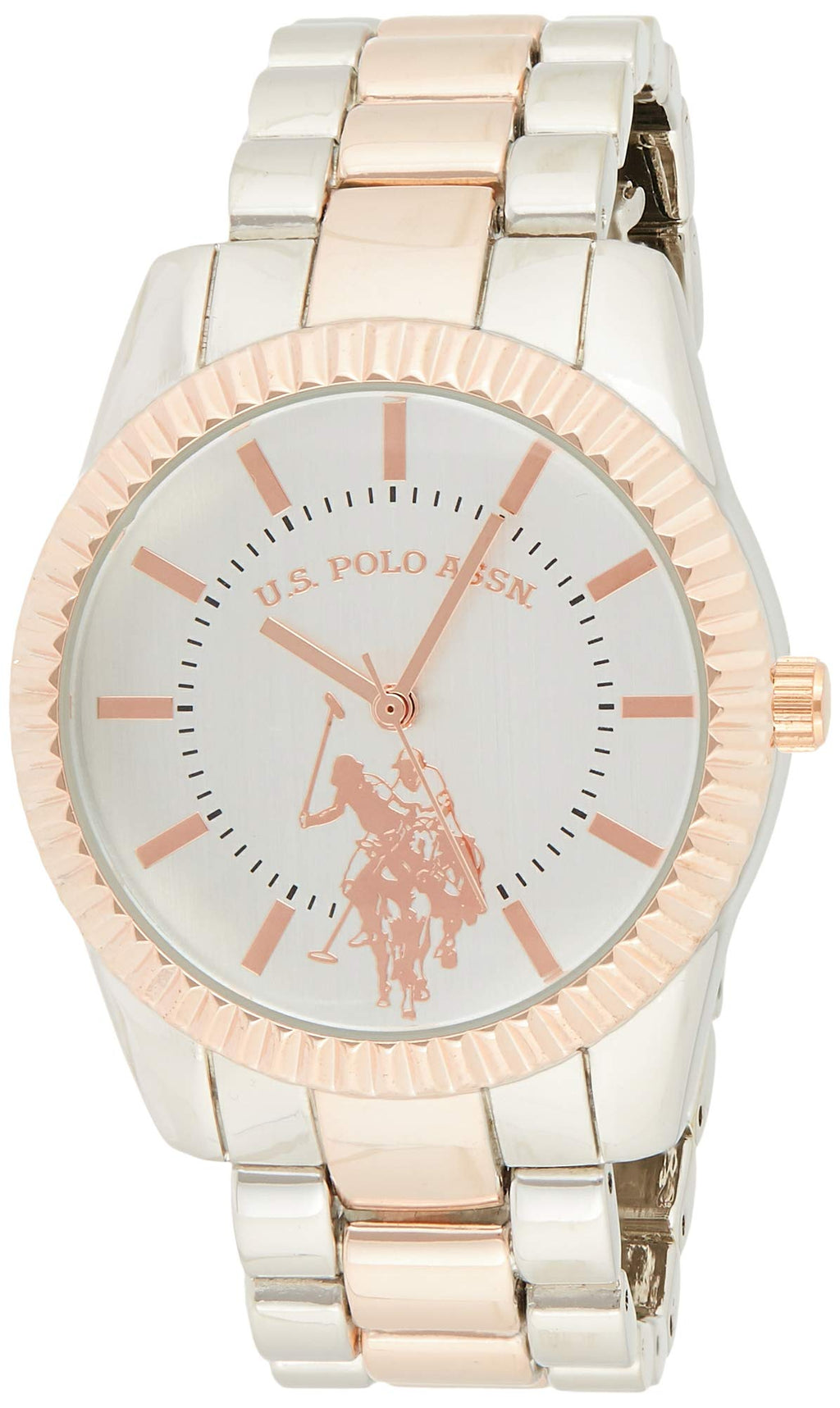 U.S. Polo Assn. Womens USC40263 Analog Display Analog Quartz Two Tone Watch